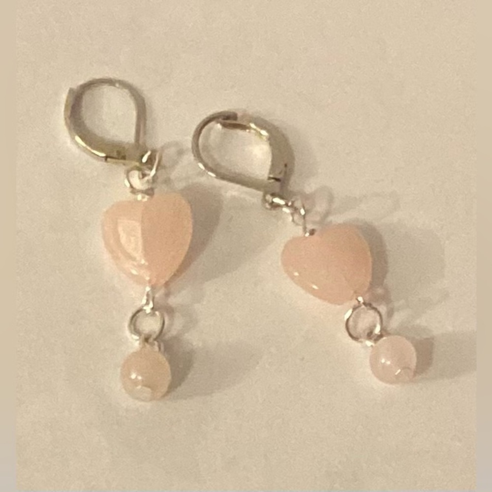NEW Rose Quartz earrings